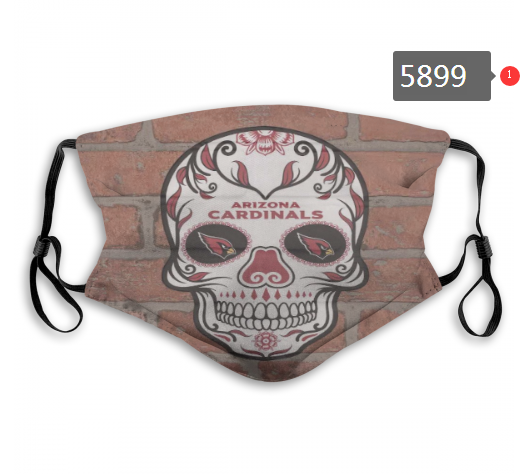 2020 NFL Arizona Cardinals #2 Dust mask with filter->mlb dust mask->Sports Accessory